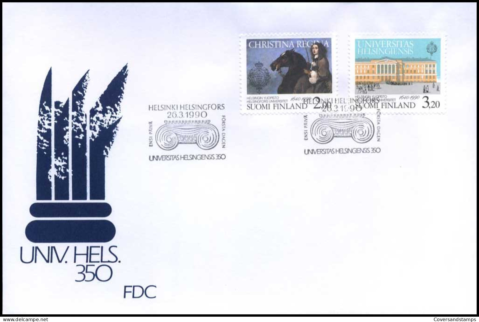 Finland  -  FDC  -  Christina Regina                                          - FDC