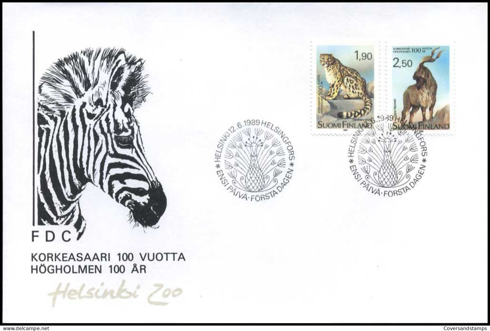 Finland  -  FDC  -  Wilde Dieren                                           - FDC