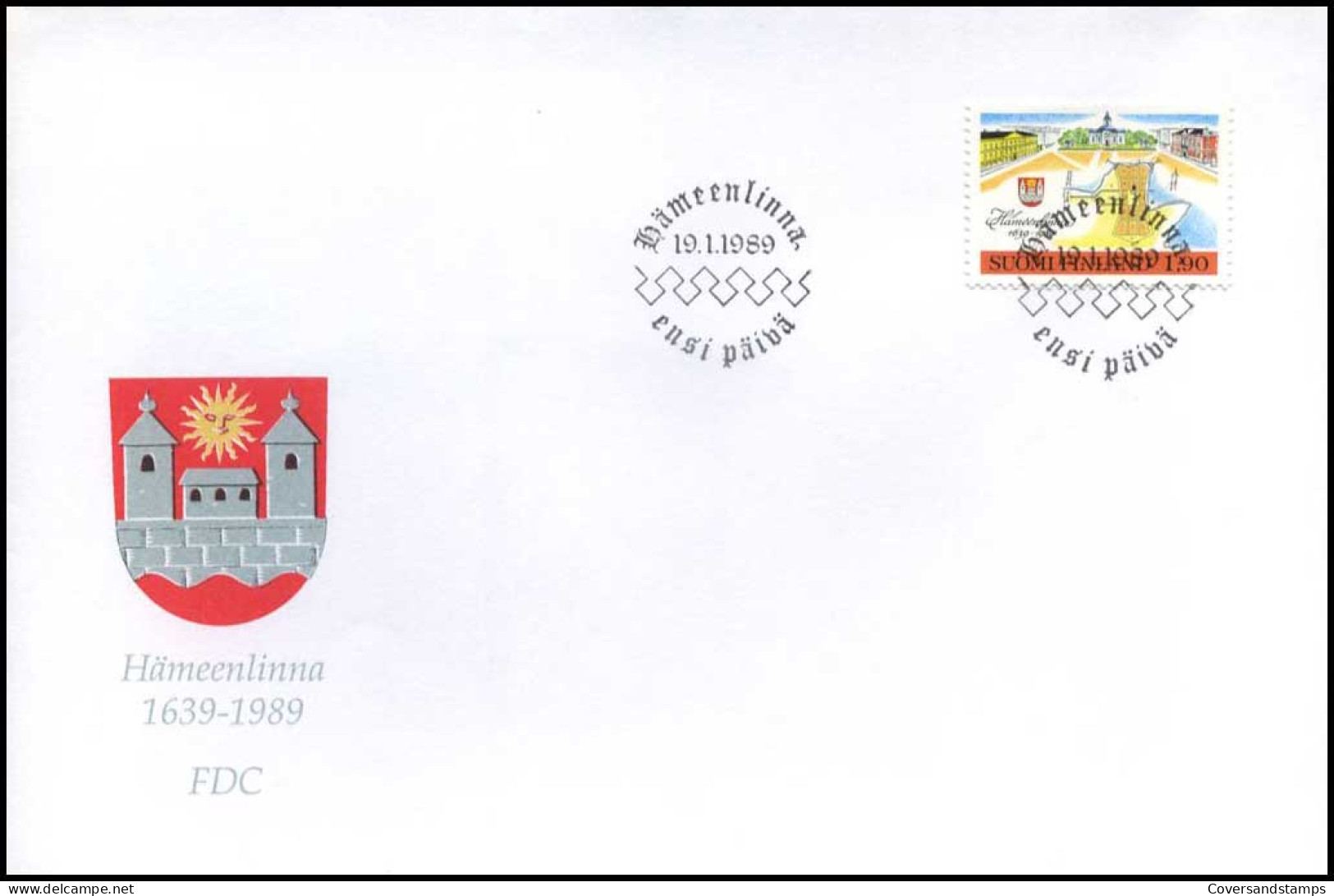 Finland  -  FDC  -  HÃ¤meenlinna                                            - FDC