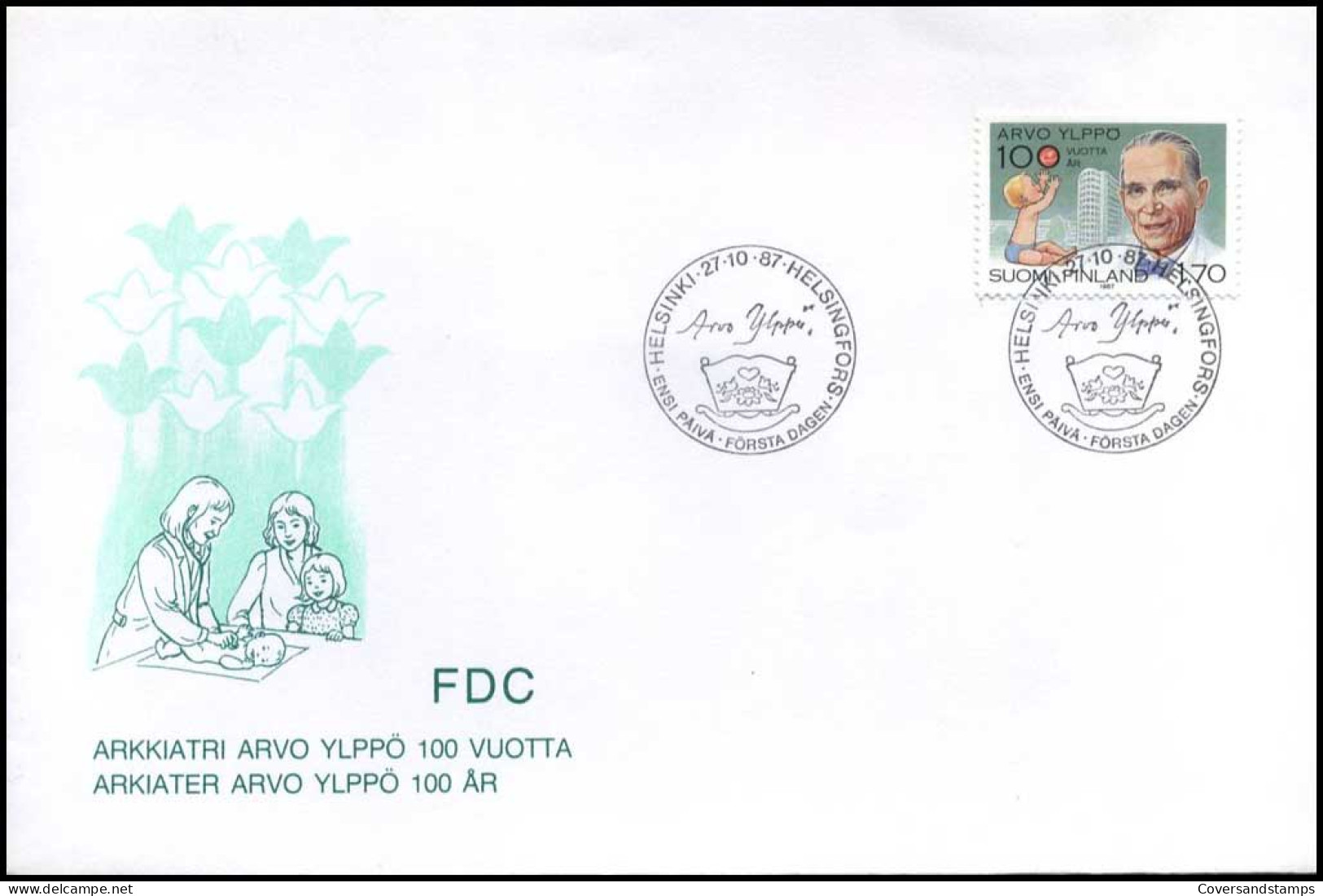 Finland  -  FDC  -   Arvo YlppÃ¶                                           - FDC