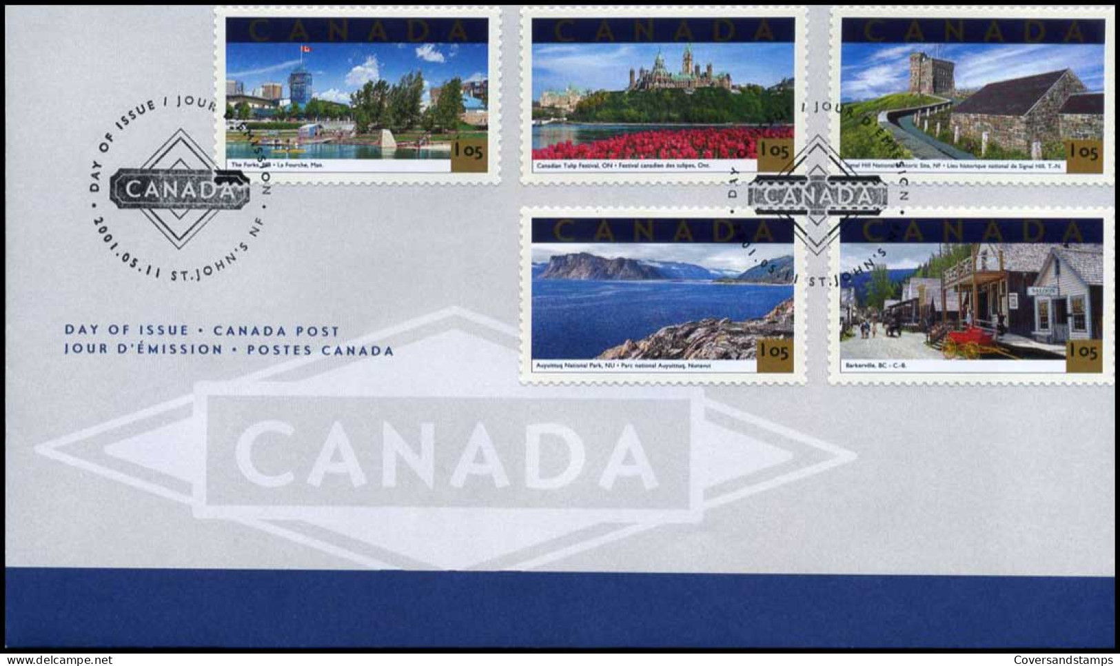 Canada  -  FDC  -  Landschappen                                   - 2001-2010