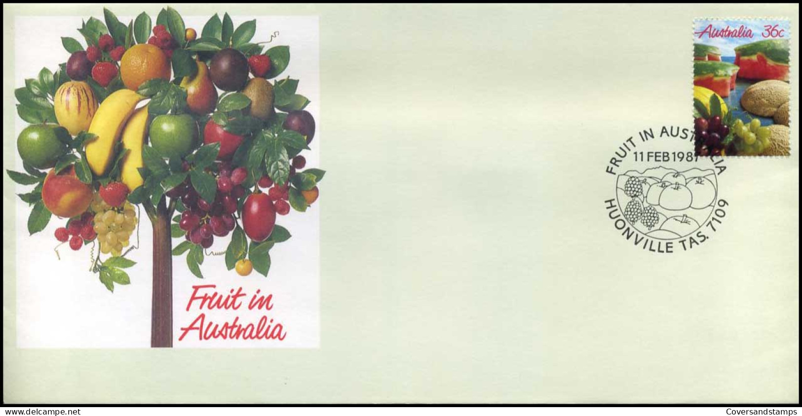 Australië   -  FDC  -  Fruit In Australia                               - Sobre Primer Día (FDC)