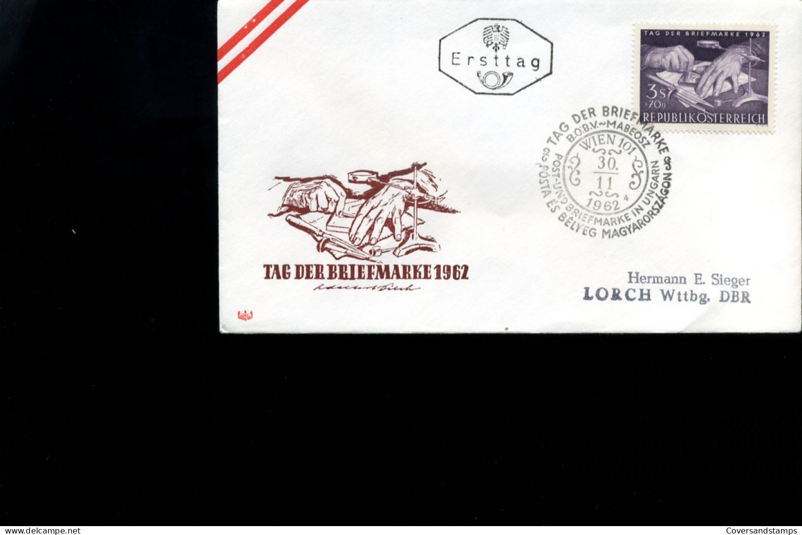 Oostenrijk -  FDC  -  Tag Der Briefmarke 1962                                      - FDC