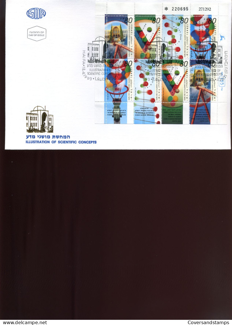 Israel  -  FDC  -  Illustration Of Scientific Concepts                                     - FDC