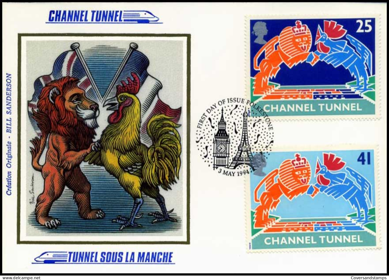 Groot-Brittannië - MK - Channeltunnel                                          - Maximum Cards