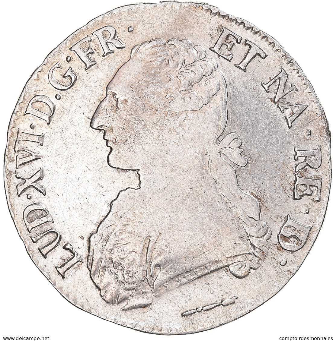 Monnaie, France, Louis XVI, Écu De Béarn Aux Branches D'olivier, Ecu, 1786 - 1774-1791 Luigi XVI