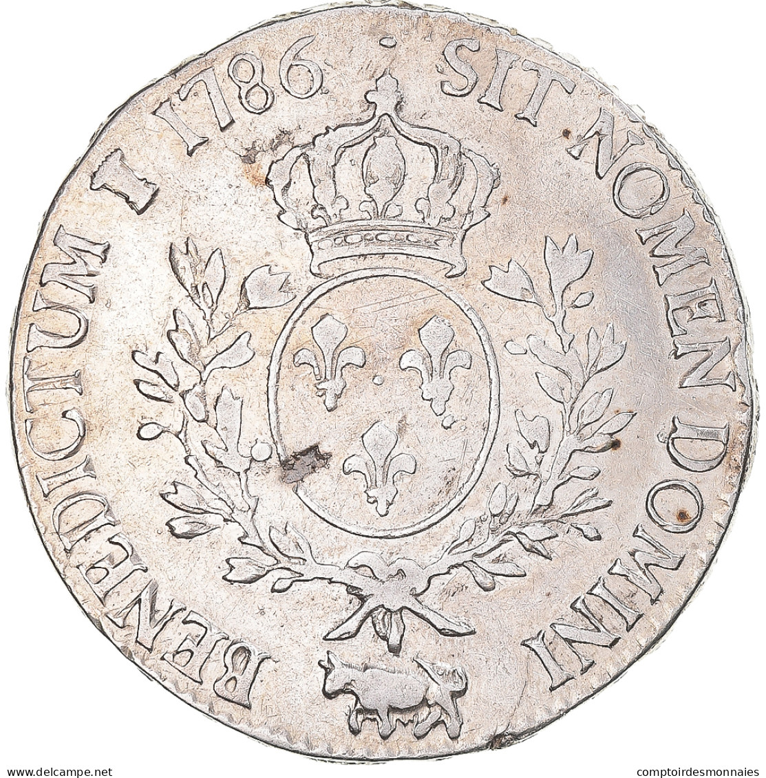 Monnaie, France, Louis XVI, Écu De Béarn Aux Branches D'olivier, Ecu, 1786 - 1774-1791 Louis XVI