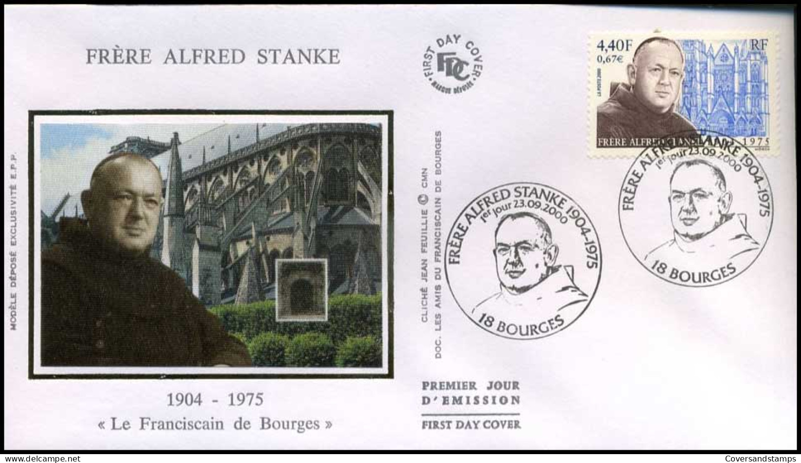 Frankrijk - FDC - Frére Alfred Stanke                                       - 2000-2009