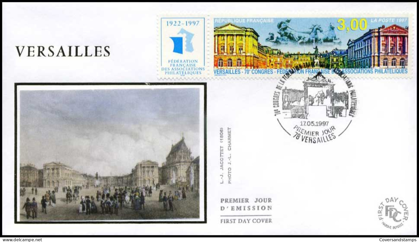 Frankrijk - FDC - Versailles                                    - 1990-1999