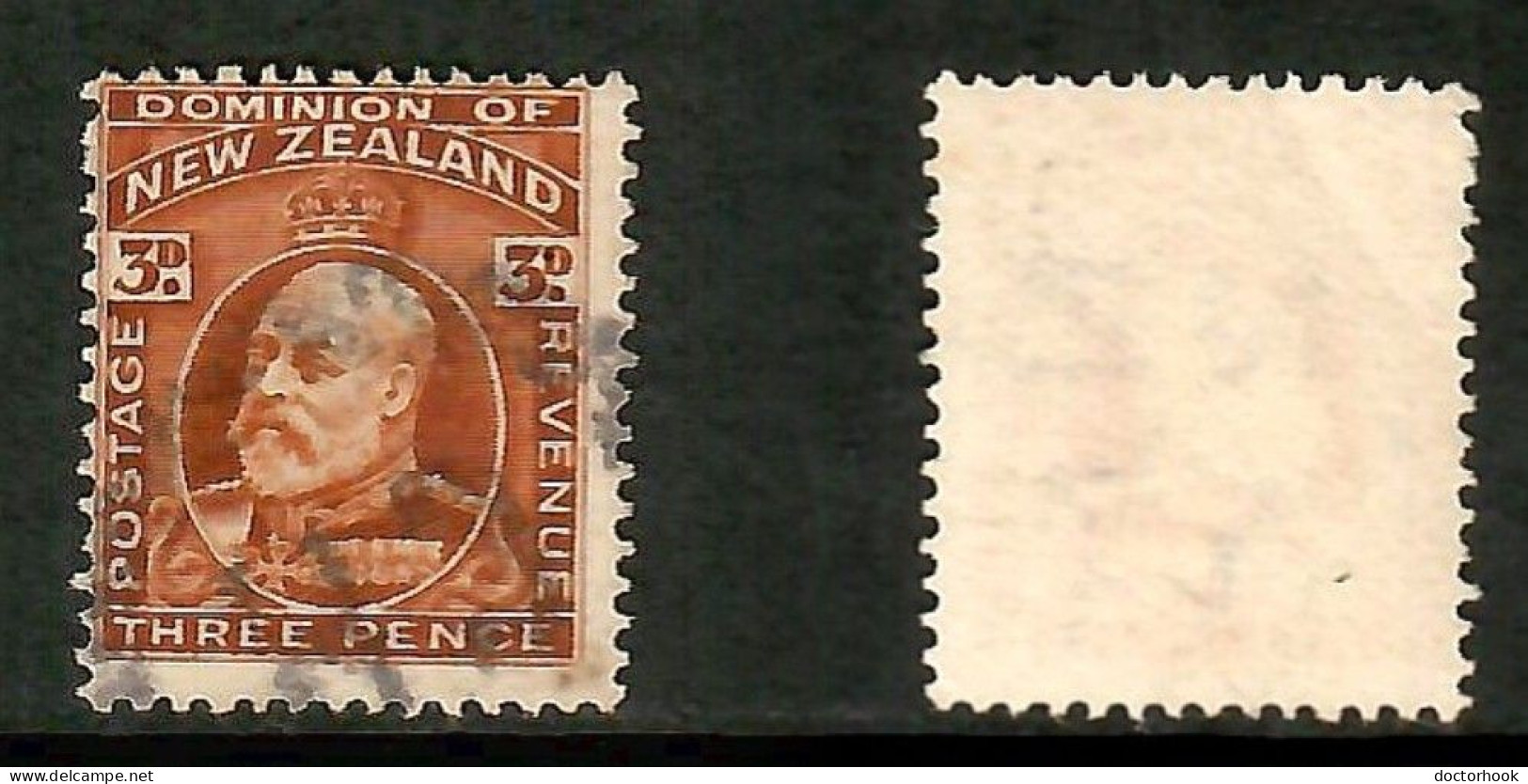 NEW ZEALAND    Scott # 133 USED (CONDITION PER SCAN) (Stamp Scan # 1042-2) - Used Stamps