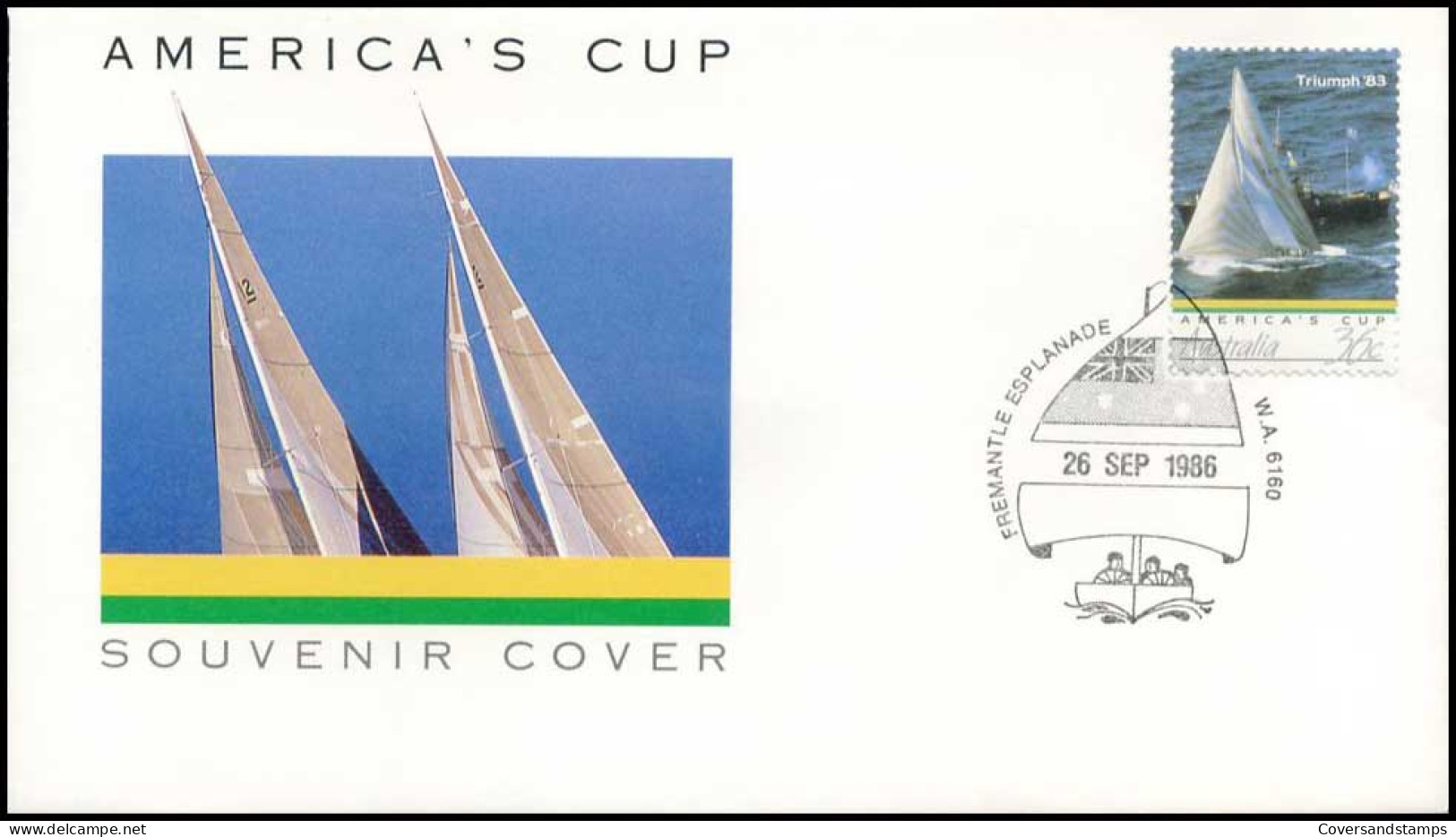 Australië  - FDC - America's Cup                                       - Premiers Jours (FDC)