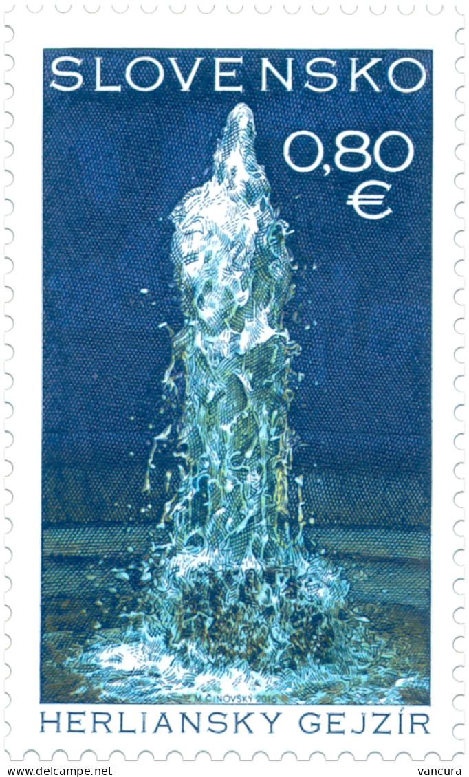 ** 618 Slovakia Geyser Of Herliany 2016 - Otros & Sin Clasificación