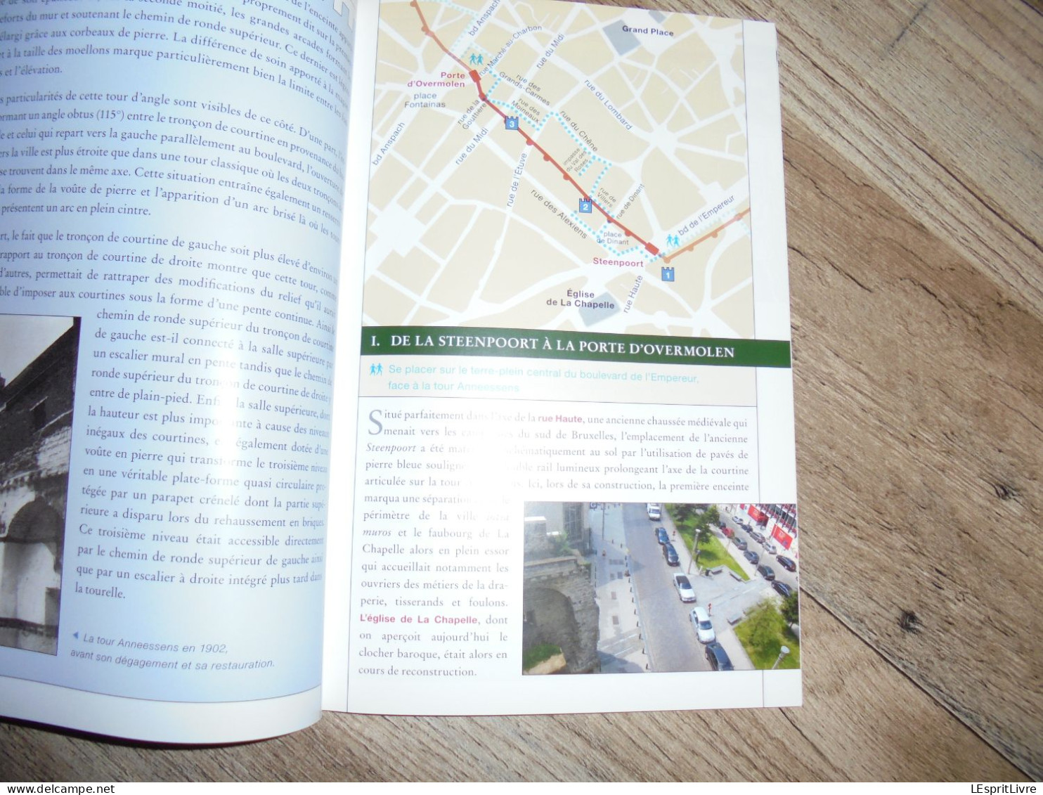 PREMIERE ET DEUXIEME ENCEINTE DE BRUXELLES Régionalisme Architecture Fortifications Guide Histoire Urbanisme - België