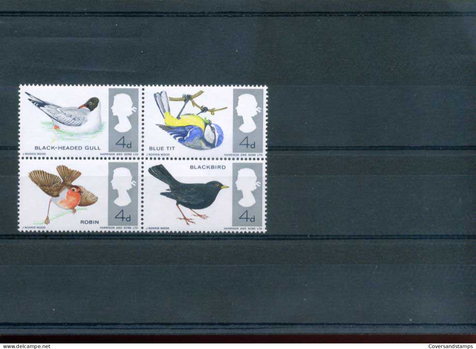 Groot-Brittannië  -  Birds - Y444/47- Sc461/64 **  MNH                             - Neufs