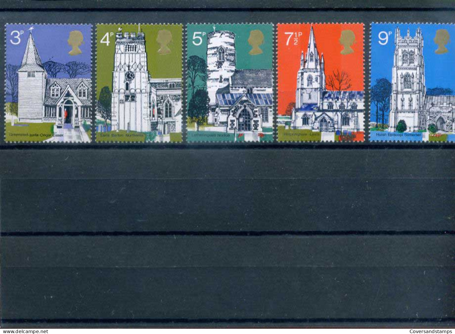 Groot-Brittannië  -  Churches  - Y 660/64  -  Sc 671/75  **  MNH                             - Unused Stamps