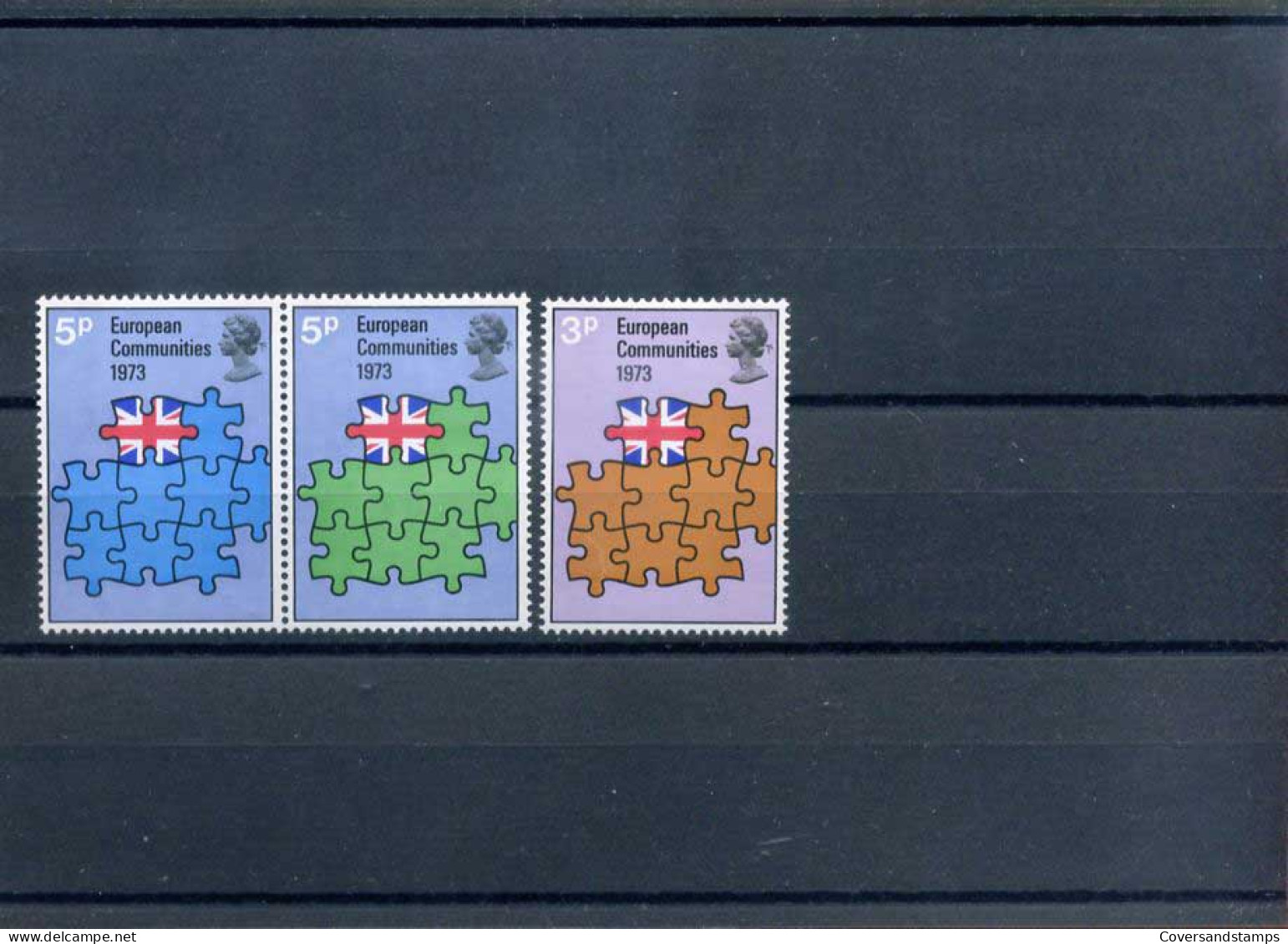 Groot-Brittannië  -  European Communities  - Y 675/77 -  Sc 685/87  **  MNH                             - Unused Stamps