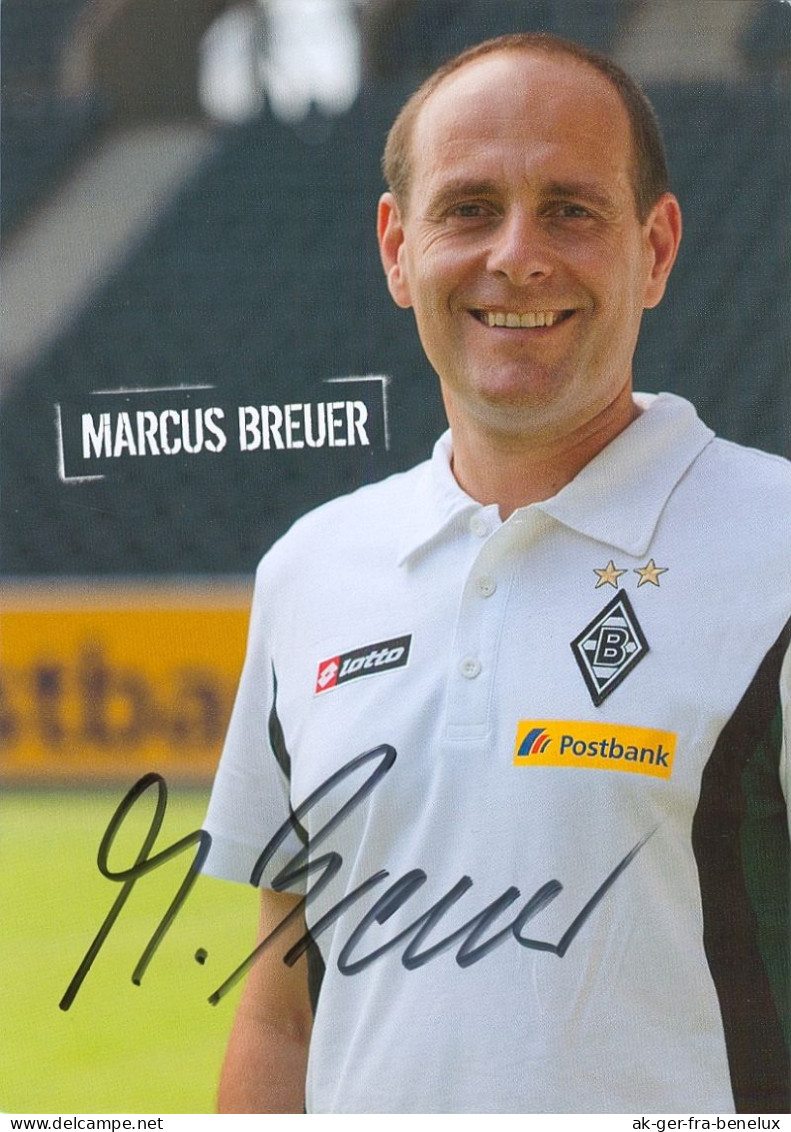 Fußball-Autogrammkarte AK Marcus Breuer VfL Borussia Mönchengladbach 10-11 Zeugwart M'Gladbach Autogramm Fußball Germany - Autographes