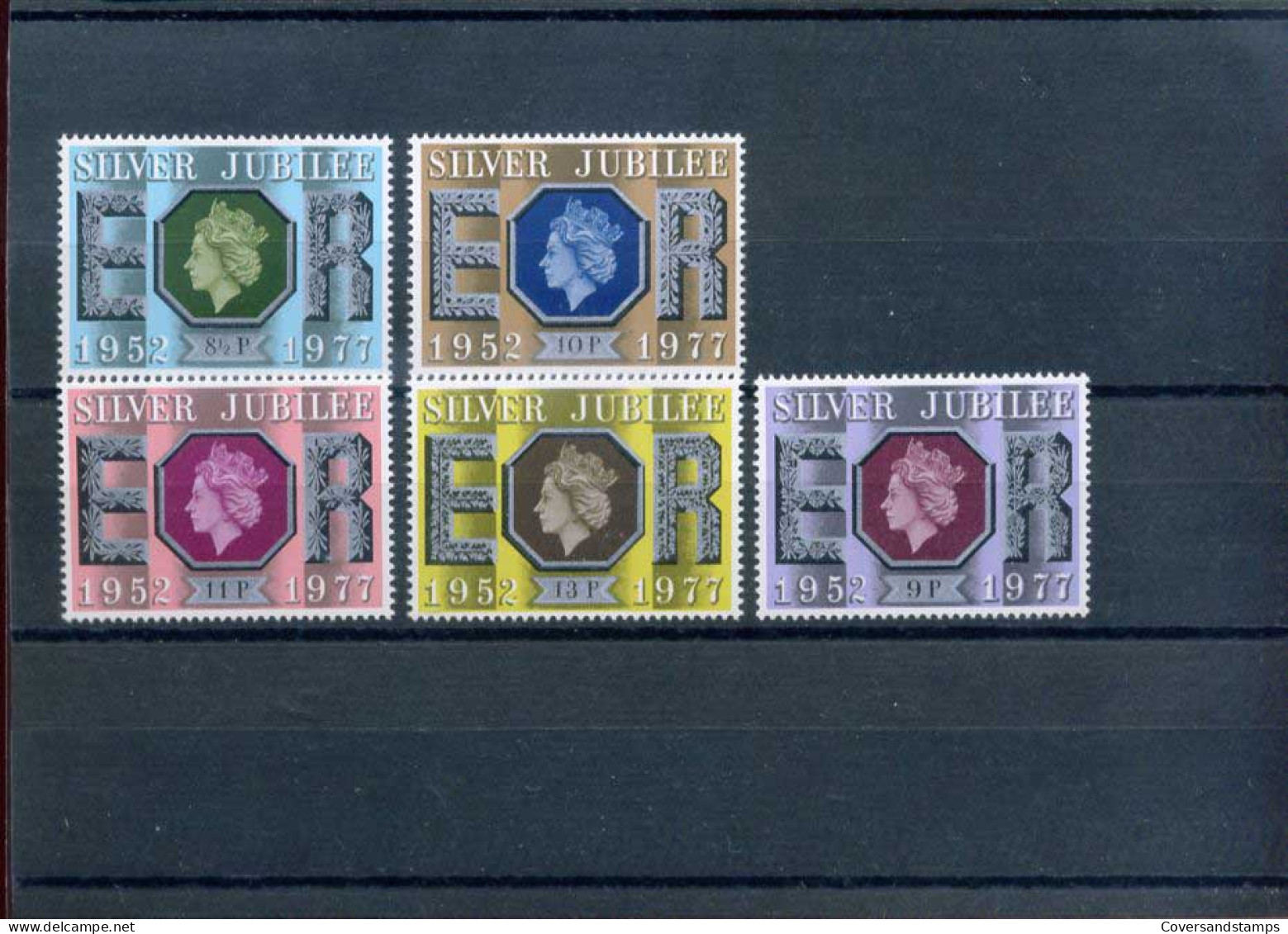 Groot-Brittannië  - Silver Jubilee - Y 829/32 - Sc 810/14    **  MNH                  - Unused Stamps