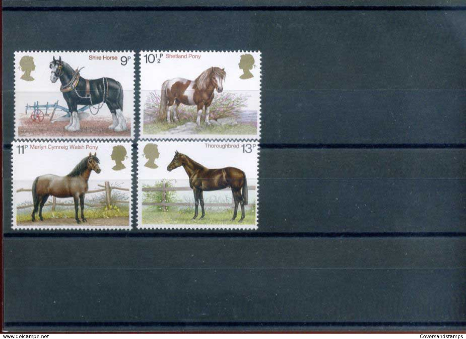 Groot-Brittannië  - Horses  - Y 868/71 - Sc 839/42    **  MNH                  - Nuovi