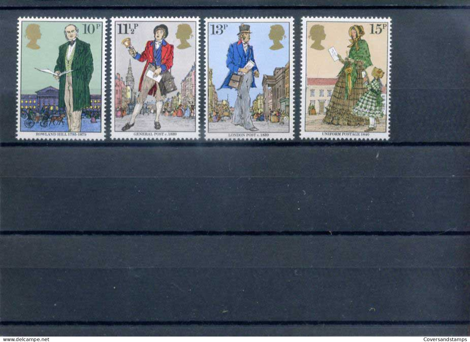 Groot-Brittannië  - Sir Rowland Hill - Y 909/12 - Sc 871/74    **  MNH                  - Unused Stamps