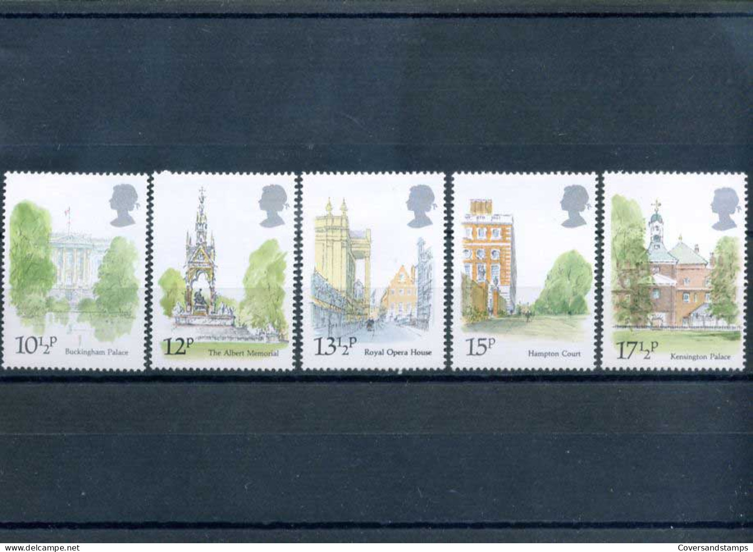 Groot-Brittannië  - Buckingham Palace Etc. - Y 932/36 - Sc 910/14    **  MNH                  - Unused Stamps