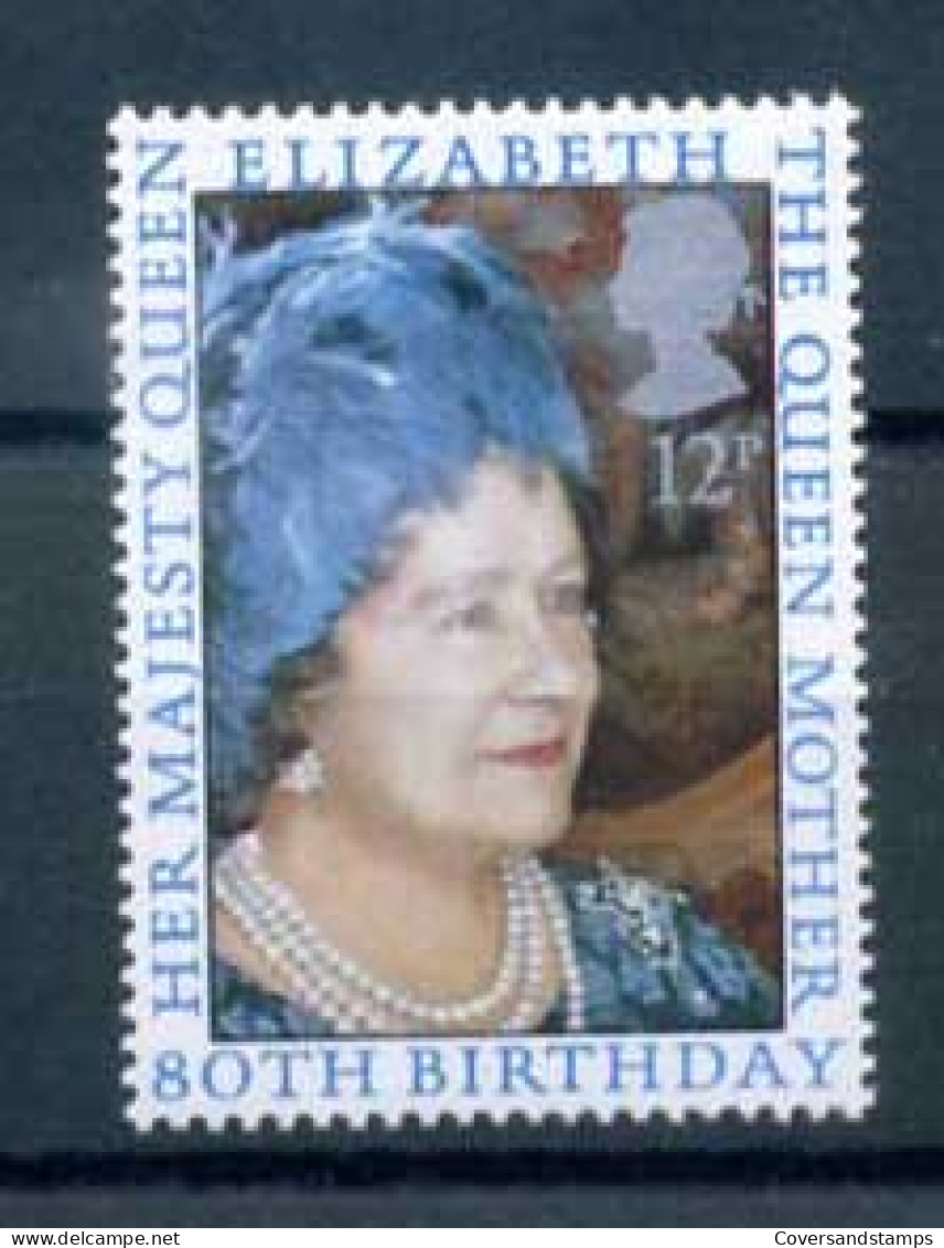 Groot-Brittannië  - Queen Mother 80th Birthday - Y 950 - Sc 919    **  MNH                  - Unused Stamps