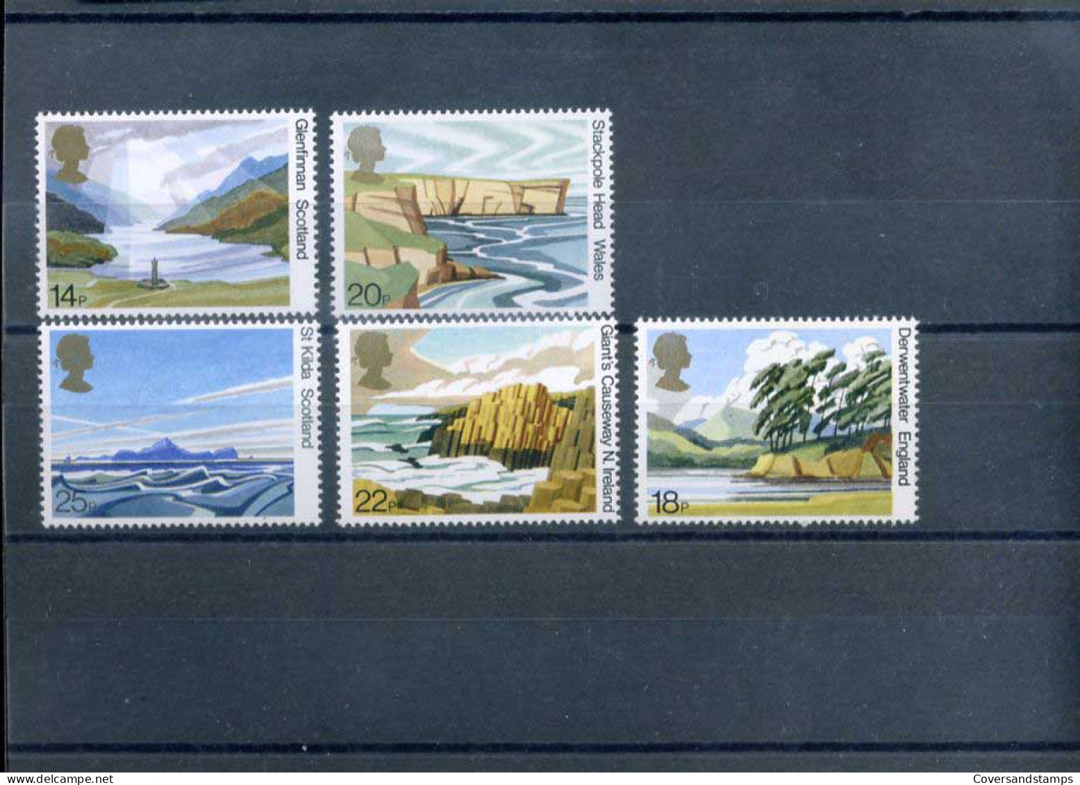Groot-Brittannië  - Landscapes - Y 996/00 - Sc 945/49    **  MNH                  - Unused Stamps