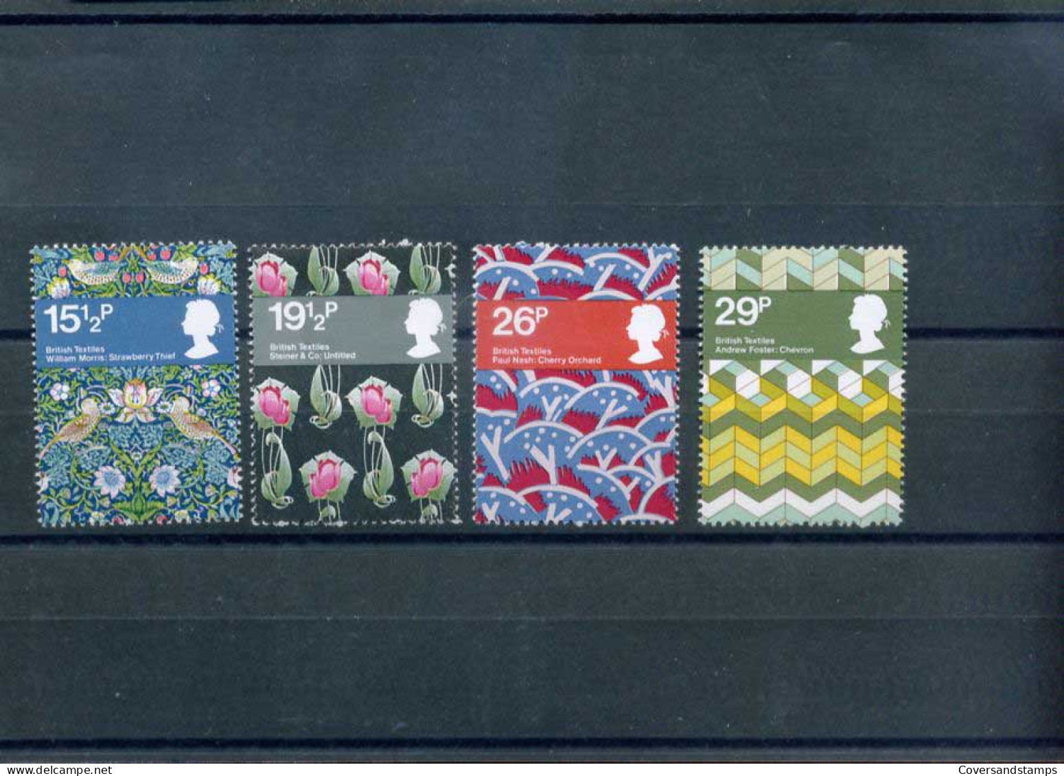 Groot-Brittannië  - British Textiles - Y 1052/55 - Sc 996/99    **  MNH                  - Unused Stamps