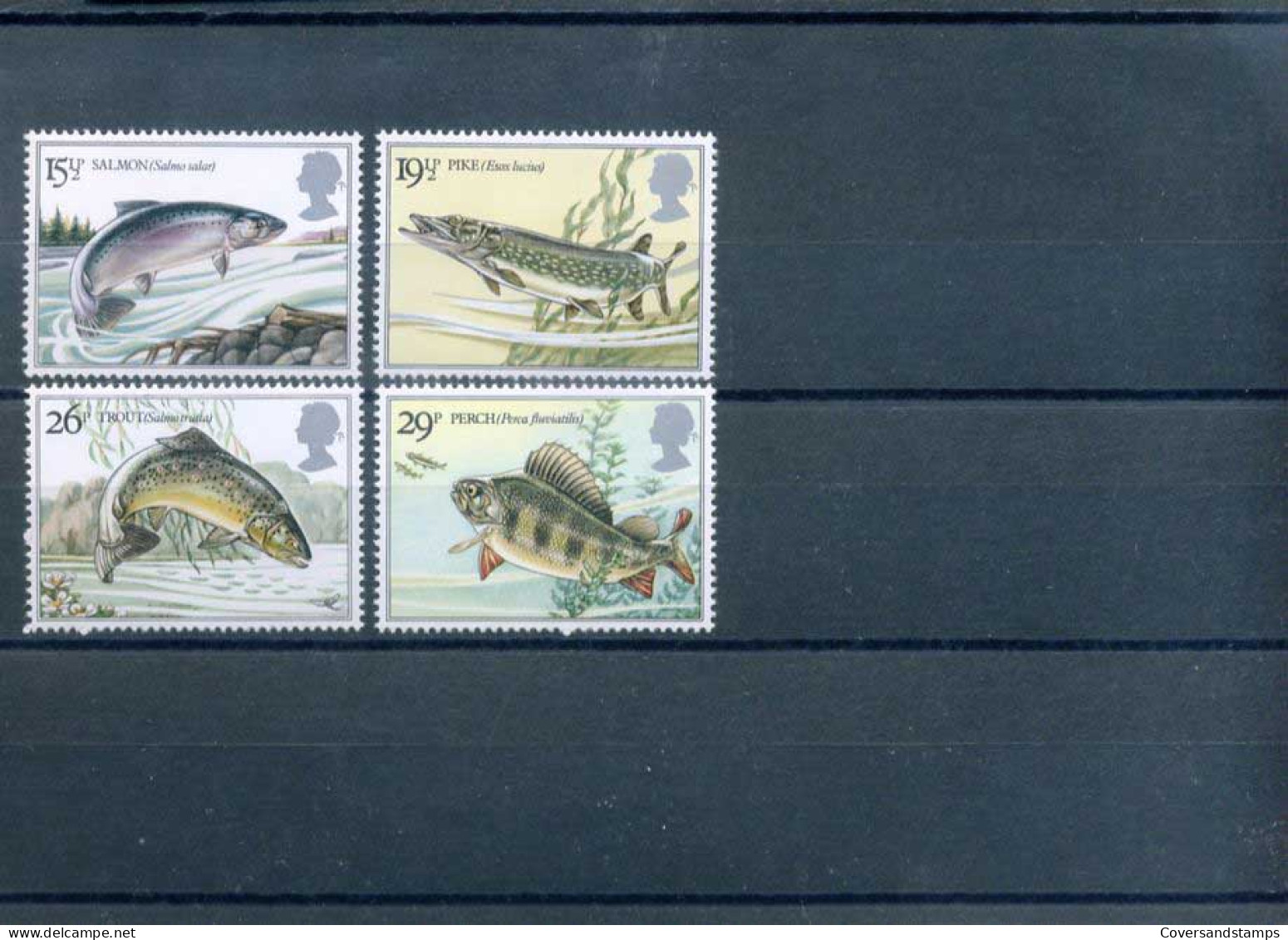 Groot-Brittannië  - Fishes - Y 1067/70 - Sc 1011/14    **  MNH                  - Neufs