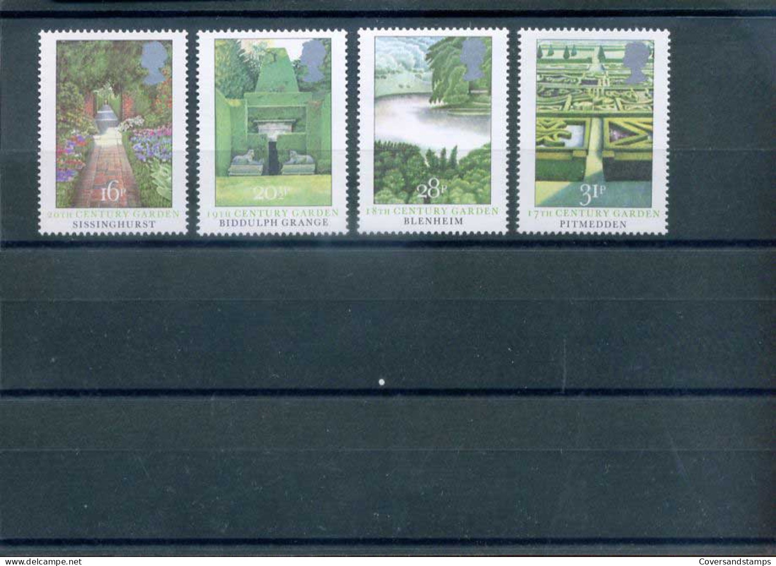 Groot-Brittannië  - 20th Century Gardens - Y 1100/03  -  Sc 1027/30     **  MNH                  - Unused Stamps