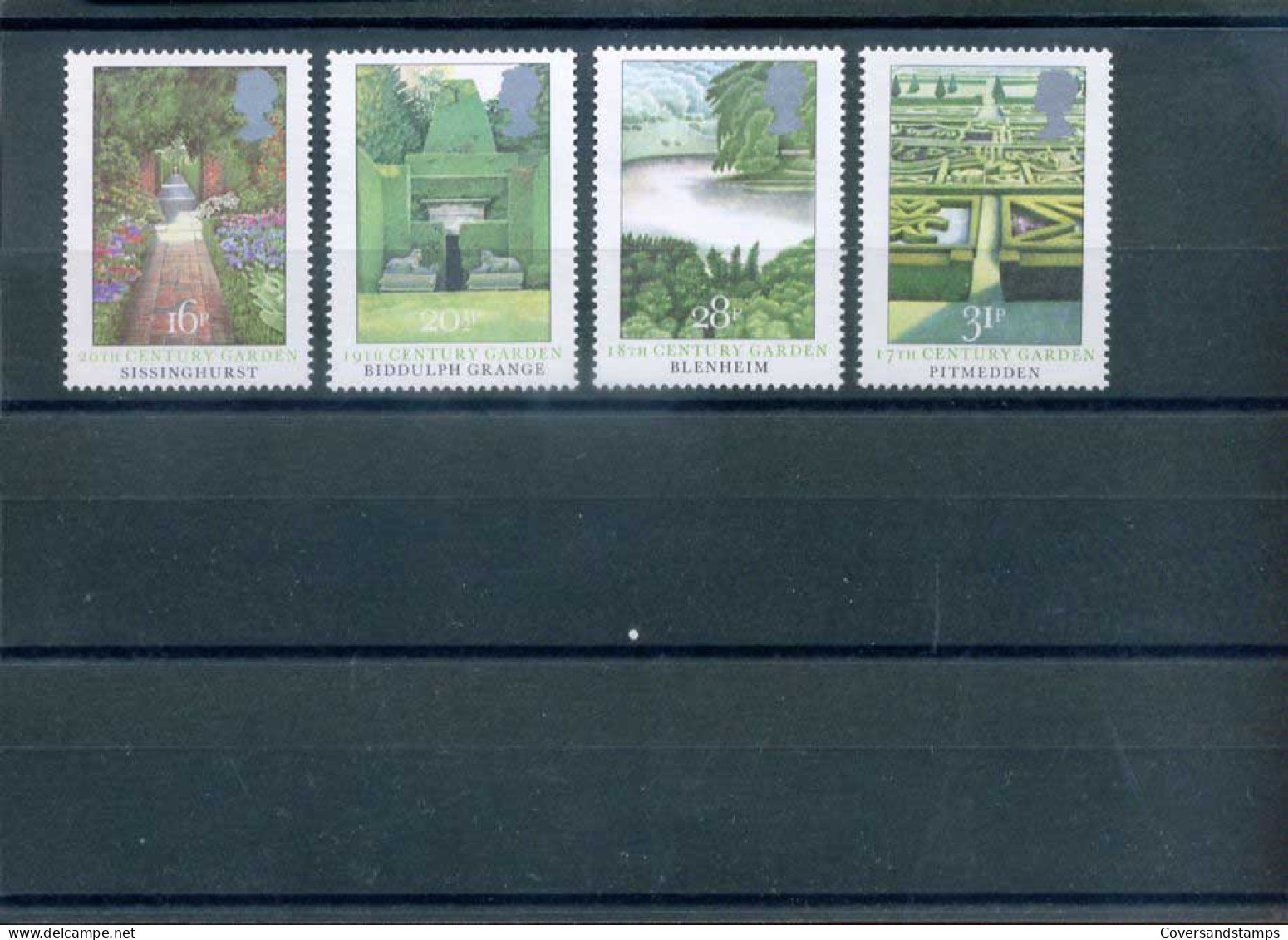 Groot-Brittannië  - 20th Century Gardens - Y 1100/03  -  Sc 1027/30     **  MNH                  - Nuovi