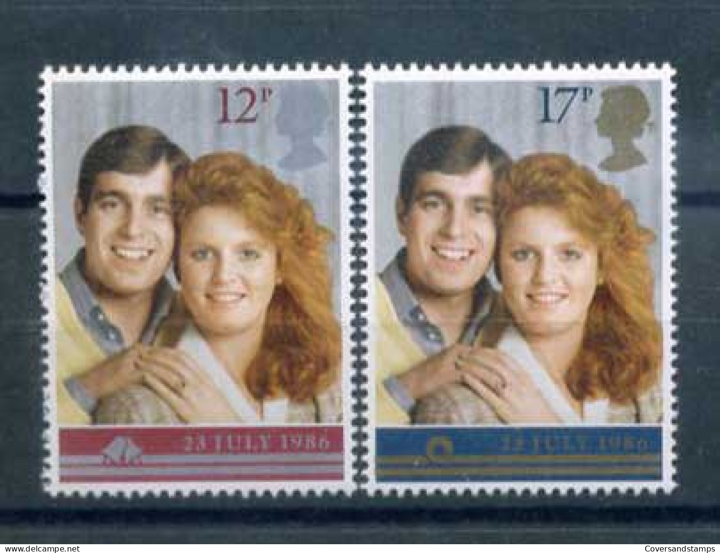 Groot-Brittannië  - Prince Andrew And Sarah Ferguson - Y 1236/37 - Sc 1154/55     **  MNH                  - Nuevos