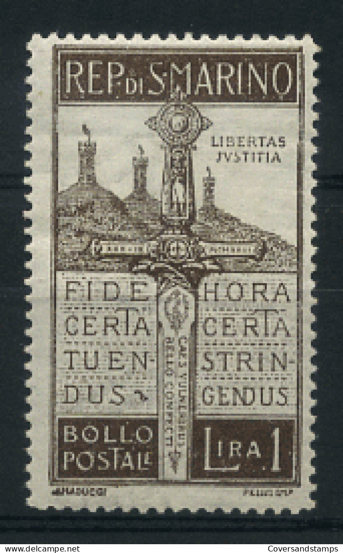 San Marino - Sassone 97 * MH                                                    - Unused Stamps