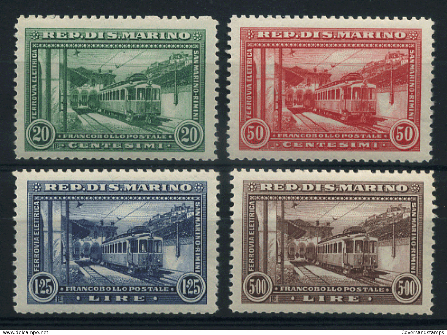 San Marino - Sassone 164/67 ** MNH                                                    - Unused Stamps