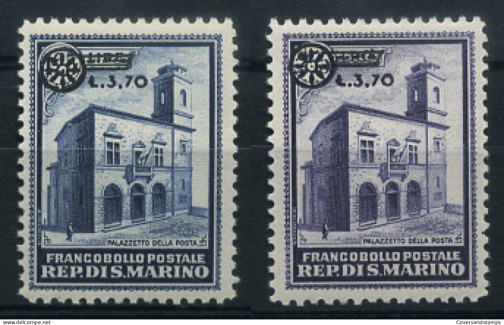San Marino - Sassone 184/85 ** MNH                                                    - Unused Stamps