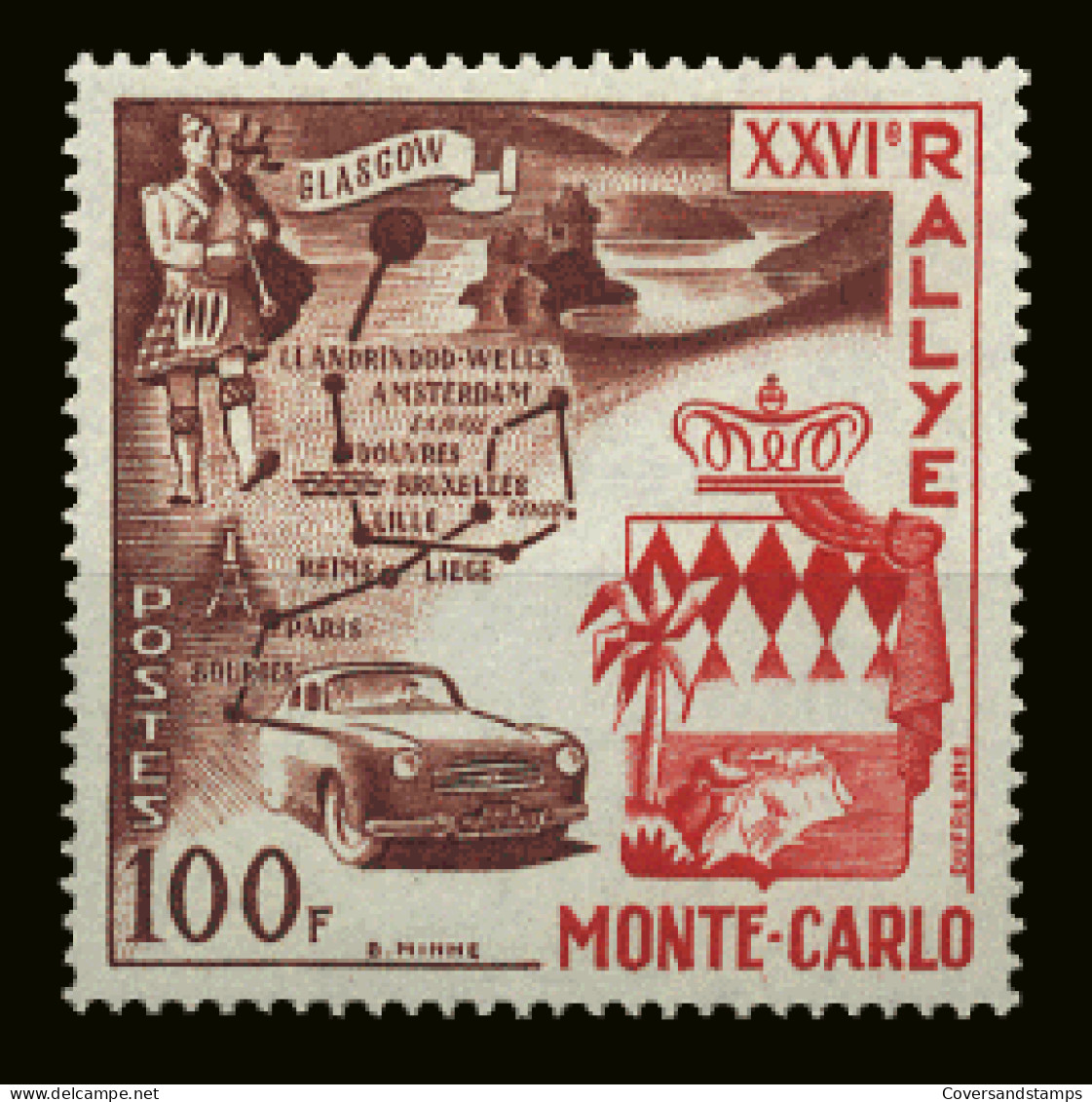 Monaco - 441 Rallye Monte Carlo  ** MNH                                                  - Neufs