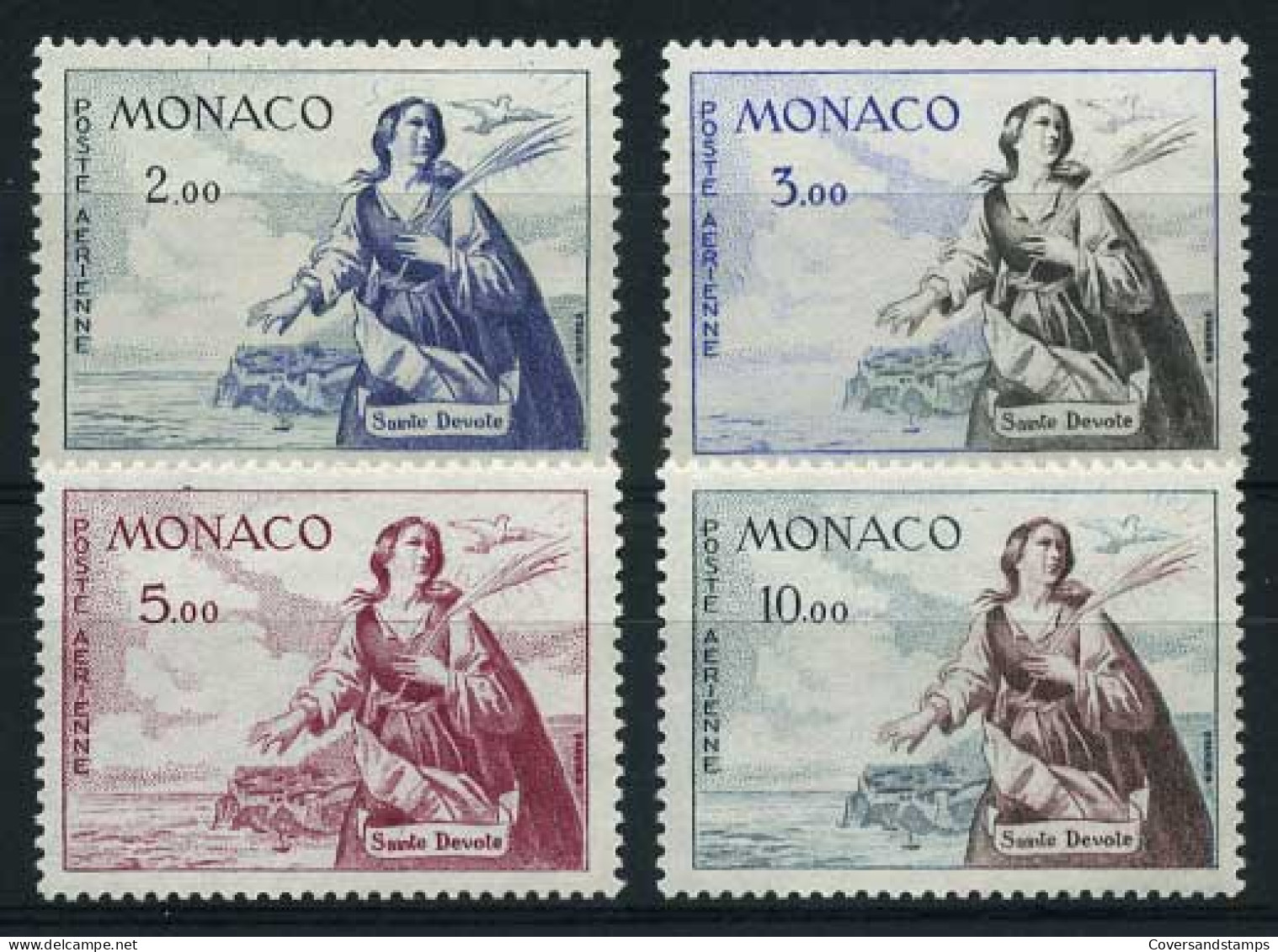 Monaco - 73/76  ** MNH                                                  - Poste Aérienne