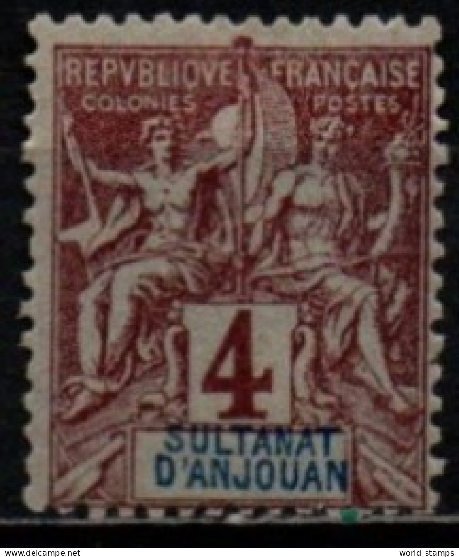 ANJOUAN 1892-99 * - Unused Stamps