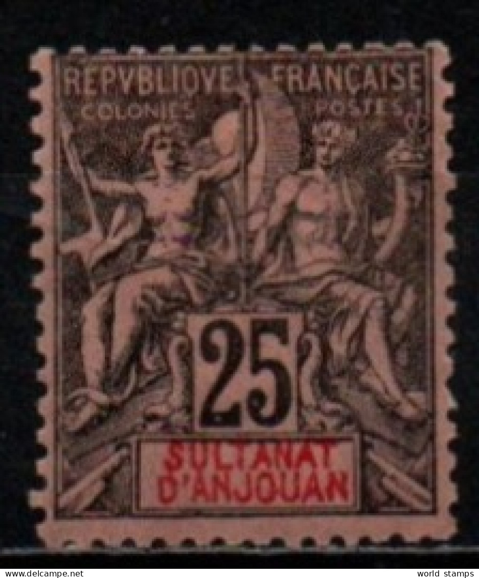 ANJOUAN 1892-99 * - Unused Stamps