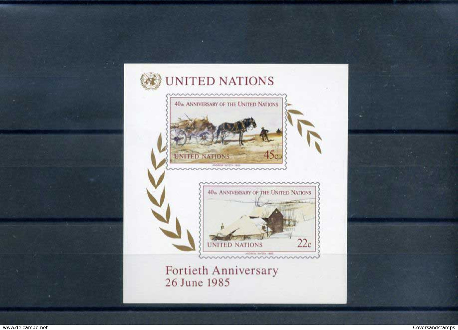 Verenigde Naties - BL8    ** MNH                           - Blokken & Velletjes