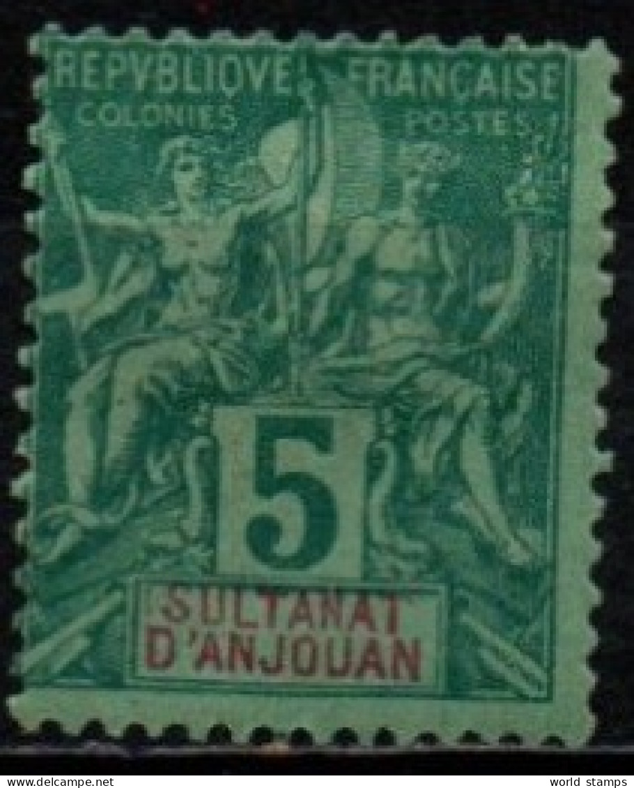 ANJOUAN 1892-99 * - Unused Stamps