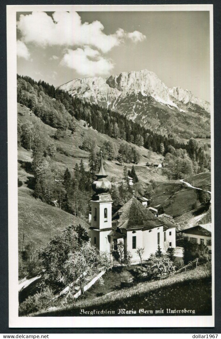 Maria Gern Kirche , Nonntal 4 , 83471 Berchtesgaden - Not Used 2 Scans For Condition.(Originalscan !!) - Berchtesgaden