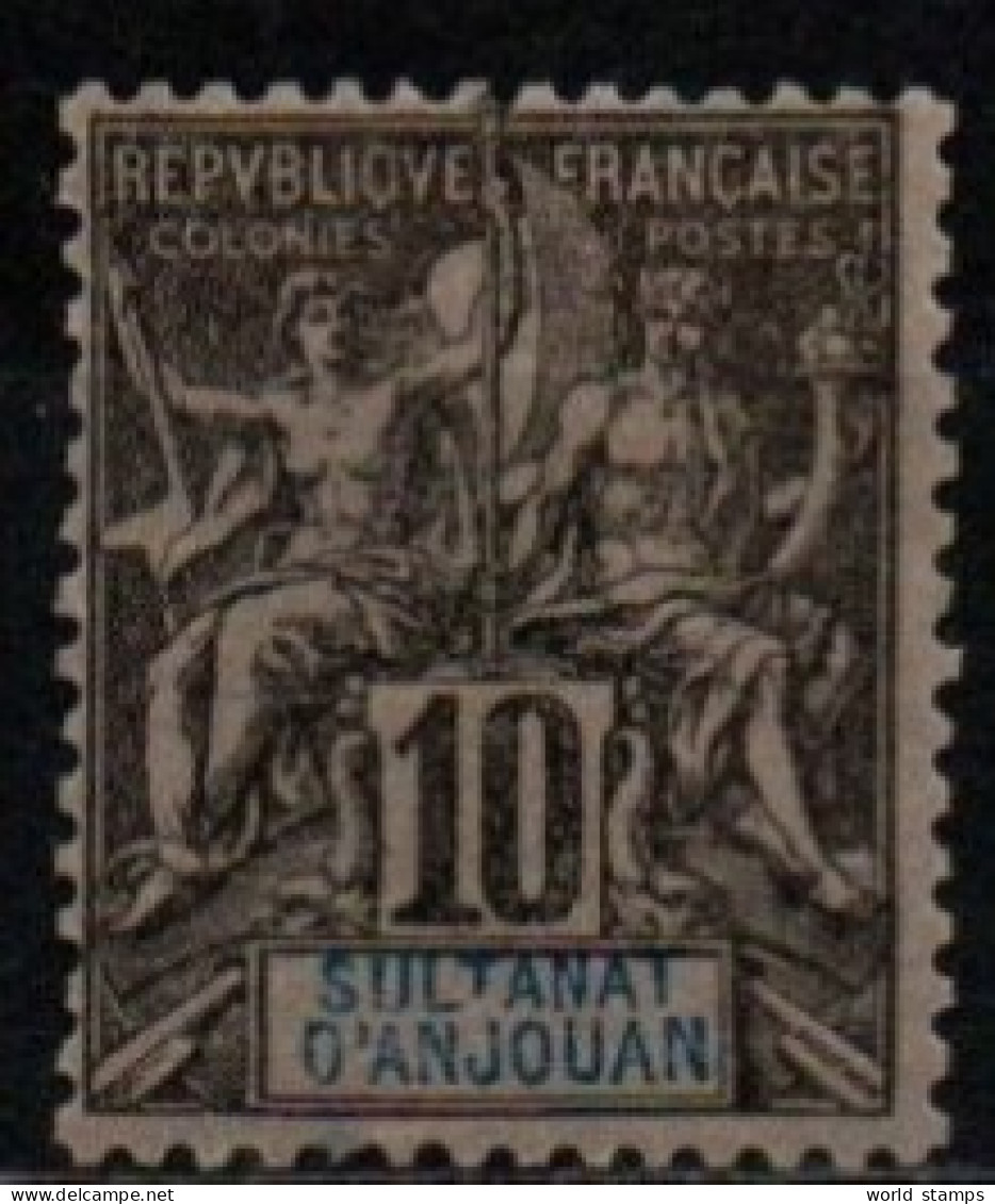 ANJOUAN 1892-99 SANS GOMME - Neufs