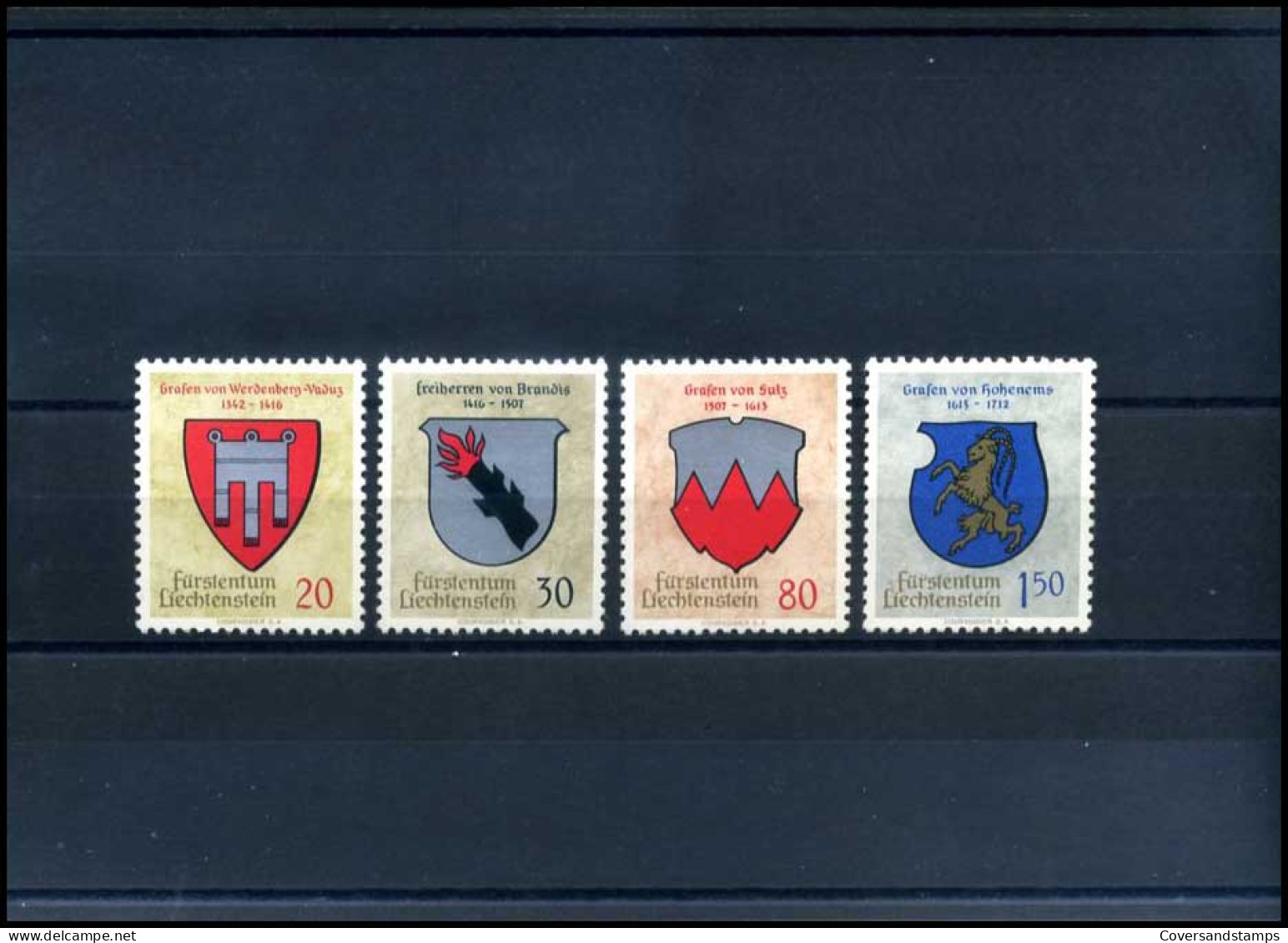 Liechtenstein Sc 386/89        MNH                                            - Unused Stamps