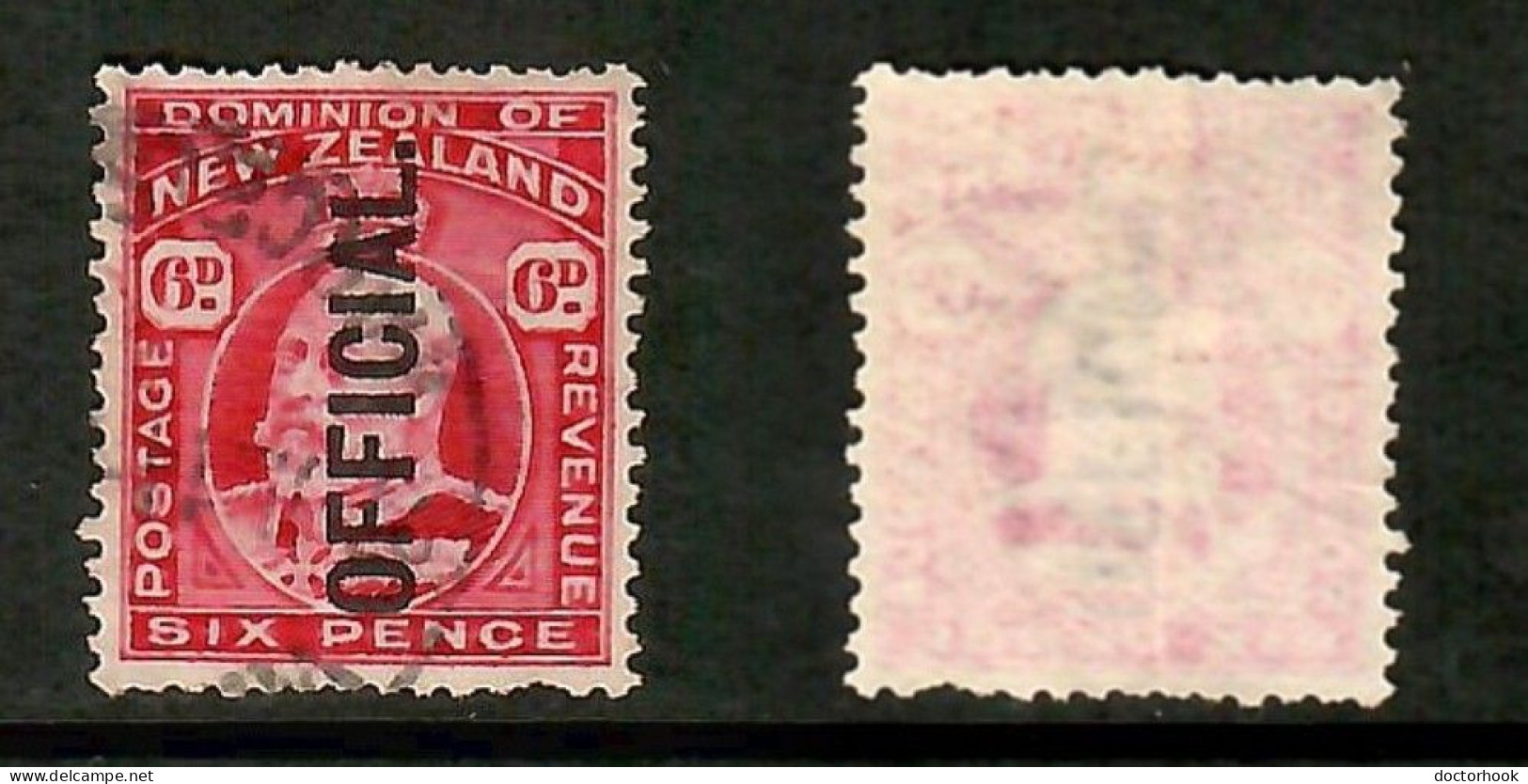 NEW ZEALAND    Scott # O 36 USED (CONDITION PER SCAN) (Stamp Scan # 1042-6) - Dienstmarken