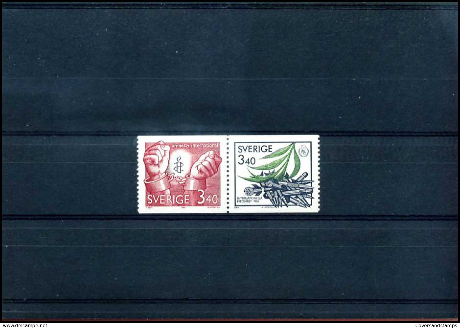 Zweden - 1389/90   ** MNH                                       - Unused Stamps