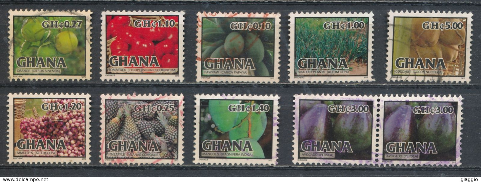 °°° GHANA - MI 4125/34 - 2012 °°° - Ghana (1957-...)