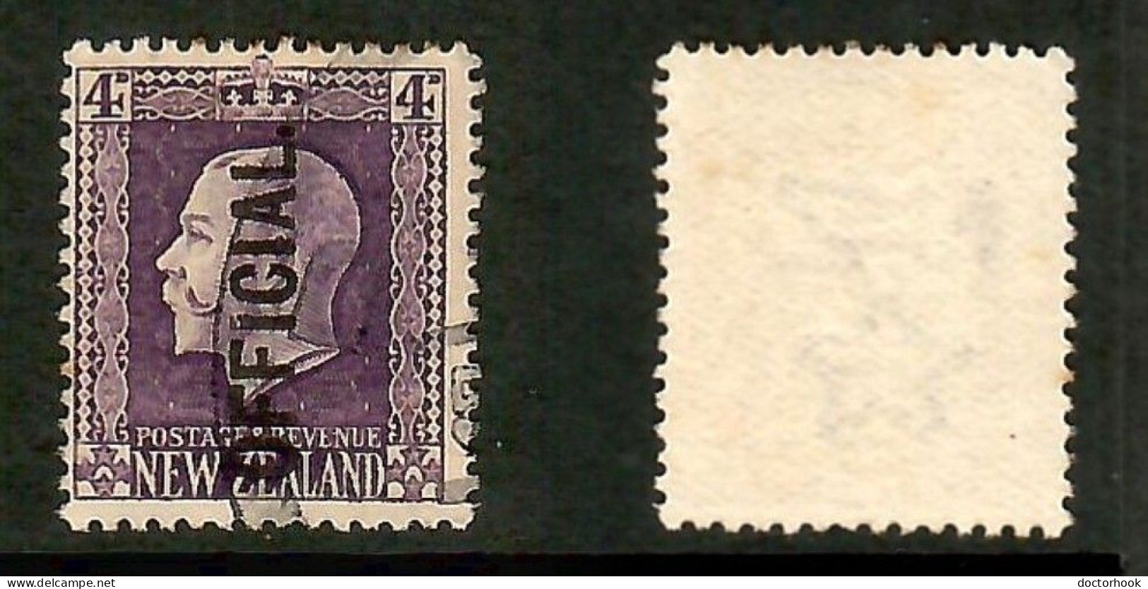 NEW ZEALAND    Scott # O 52 USED (CONDITION PER SCAN) (Stamp Scan # 1042-7) - Service