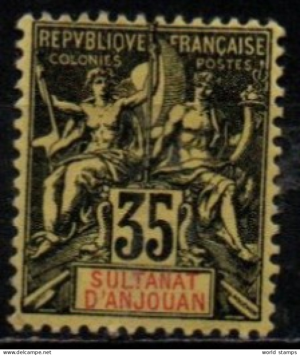 ANJOUAN 1900-7 * - Unused Stamps