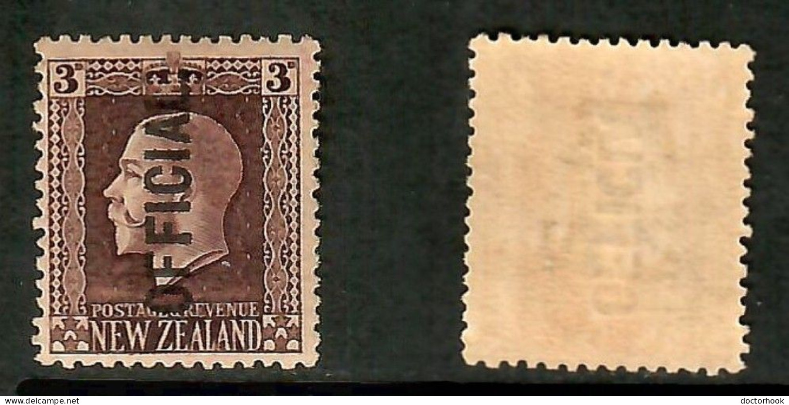 NEW ZEALAND    Scott # O 47** MINT NH (CONDITION PER SCAN) (Stamp Scan # 1042-8) - Dienstmarken